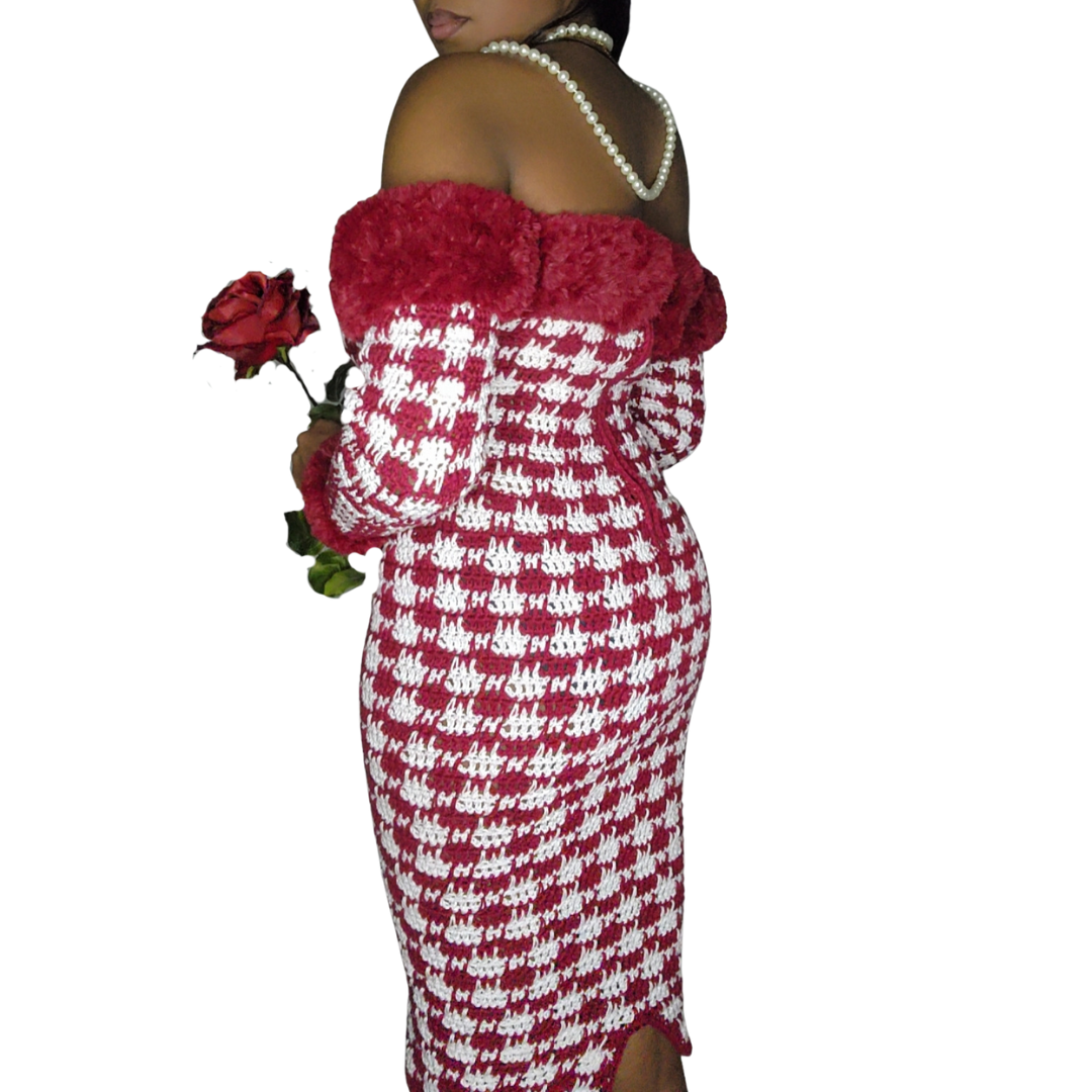 Houndstooth Tea Dress
