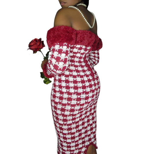 Houndstooth Tea Dress
